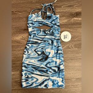 Princess Polly NWT groovy mini dress size 2